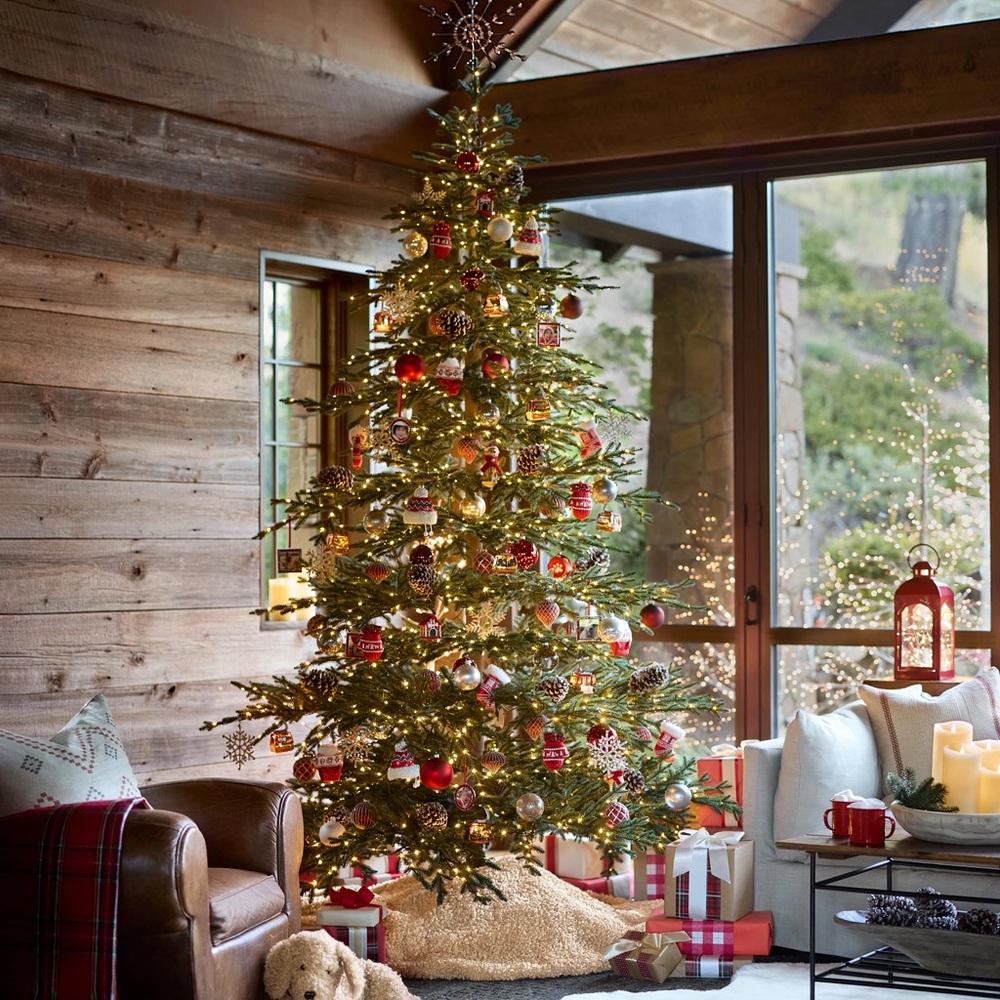 Balsam Hill Tan Boucle Tree Skirt, 60” - Picture 5 of 6